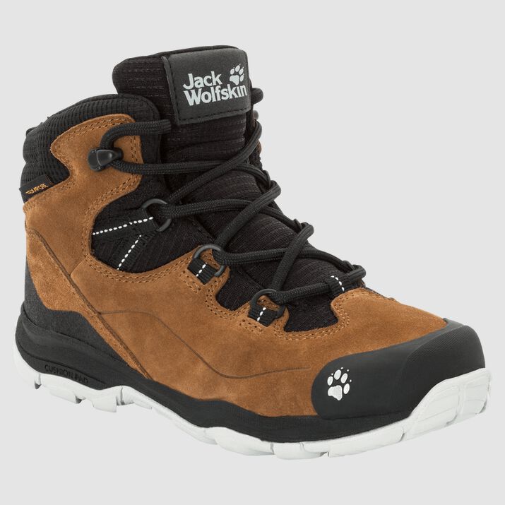 Botas Senderismo Jack Wolfskin Mtn Attack 3 Lt Texapore Mid Niños Marrom/Negros Mexico-2419378